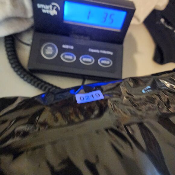 Eileen Fisher Jacket Black Leather Wool Womens Medium Silk Lined Full Zip - Picture 16 of 16